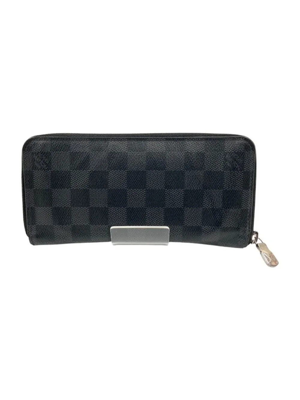 Louis Vuitton Damier Graphite Zippy Wallet Vertical Zip Around Black